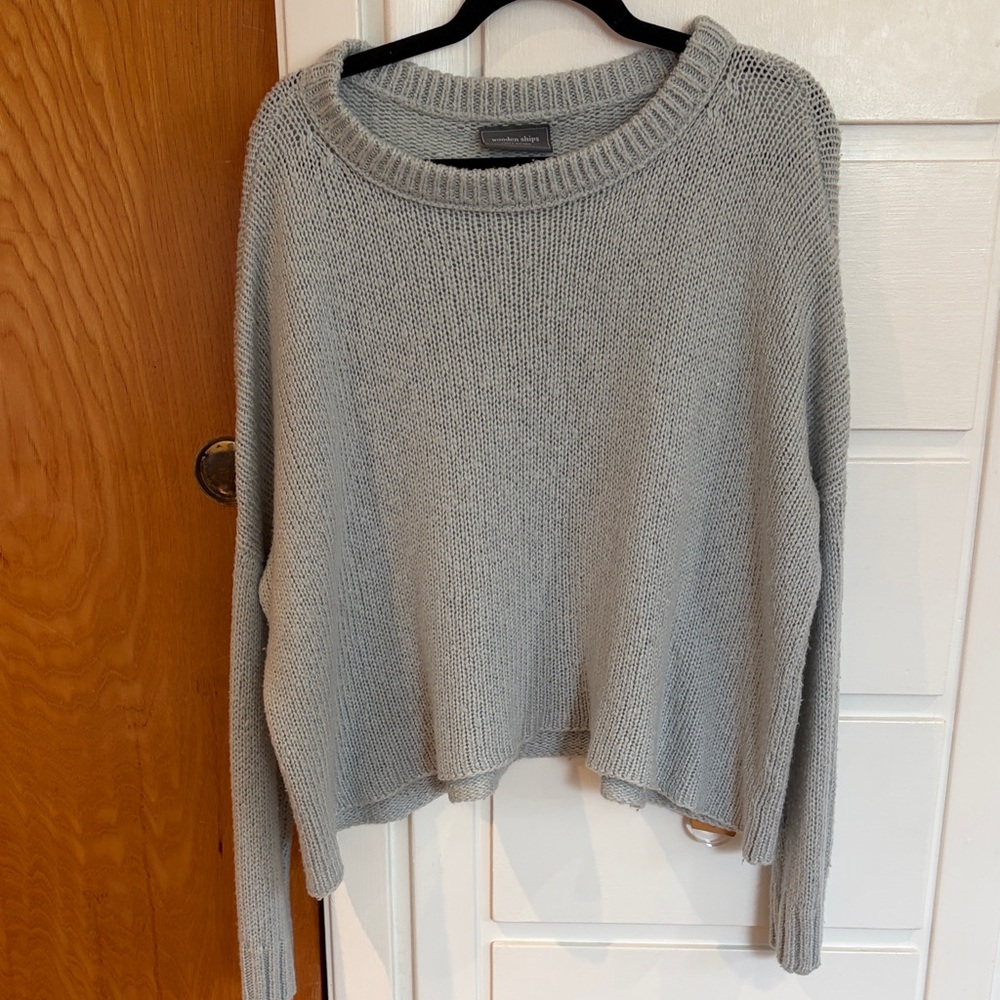 Cozy Gray Cashmere Sweater
